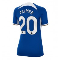 Camisa de Futebol Chelsea Cole Palmer #20 Equipamento Principal Mulheres 2023-24 Manga Curta